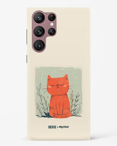 Orange Whiskers [BREATHE] Hard Case Phone Cover (Samsung)