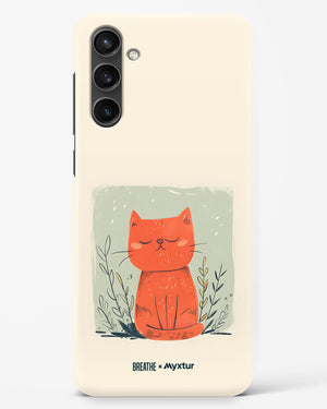 Orange Whiskers [BREATHE] Hard Case Phone Cover (Samsung)