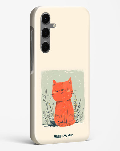 Orange Whiskers [BREATHE] Hard Case Phone Cover (Samsung)