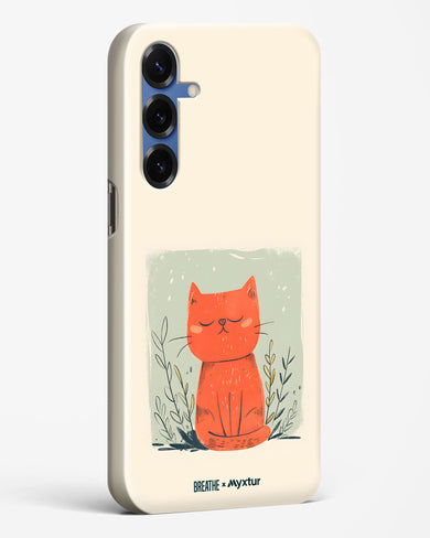Orange Whiskers [BREATHE] Hard Case Phone Cover (Samsung)