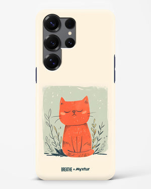 Orange Whiskers [BREATHE] Hard Case Phone Cover (Samsung)