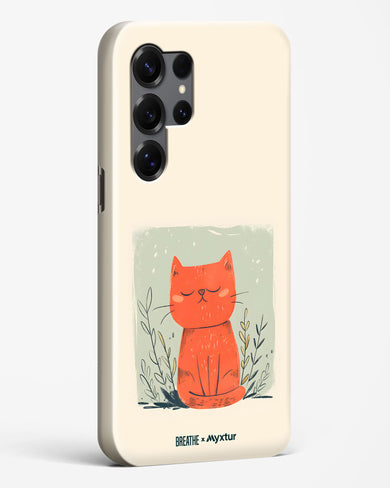 Orange Whiskers [BREATHE] Hard Case Phone Cover (Samsung)