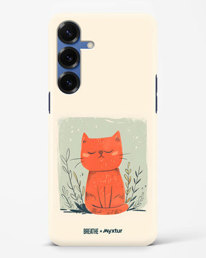 Orange Whiskers [BREATHE] Hard Case Phone Cover (Samsung)
