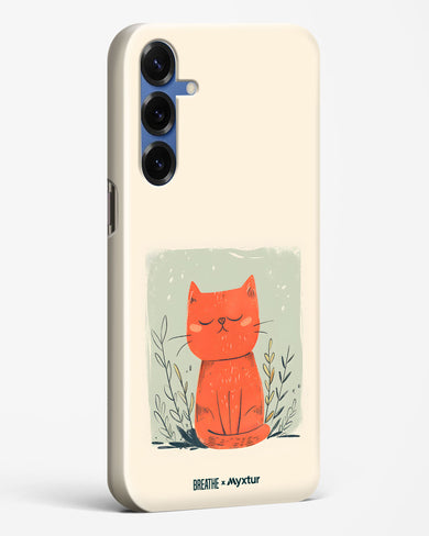 Orange Whiskers [BREATHE] Hard Case Phone Cover (Samsung)