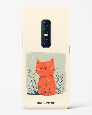 Orange Whiskers [BREATHE] Hard Case Phone Cover (Vivo)