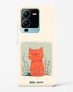 Orange Whiskers [BREATHE] Hard Case Phone Cover (Vivo)