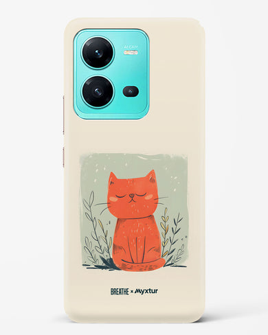 Orange Whiskers [BREATHE] Hard Case Phone Cover (Vivo)