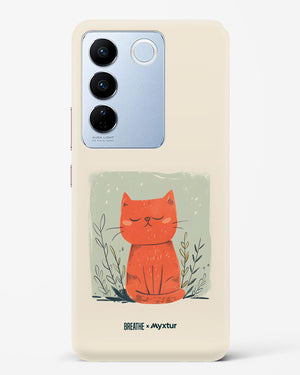 Orange Whiskers [BREATHE] Hard Case Phone Cover (Vivo)