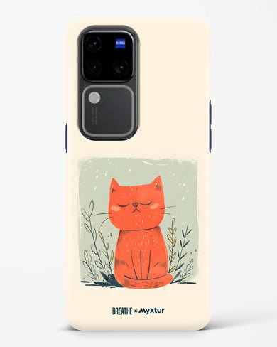 Orange Whiskers [BREATHE] Hard Case Phone Cover (Vivo)