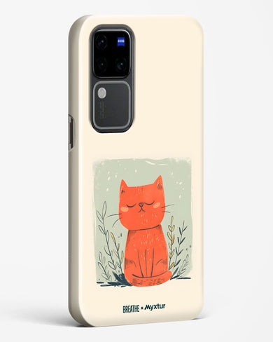 Orange Whiskers [BREATHE] Hard Case Phone Cover (Vivo)