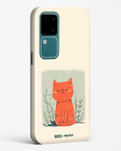 Orange Whiskers [BREATHE] Hard Case Phone Cover (Vivo)