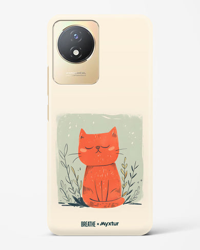 Orange Whiskers [BREATHE] Hard Case Phone Cover (Vivo)