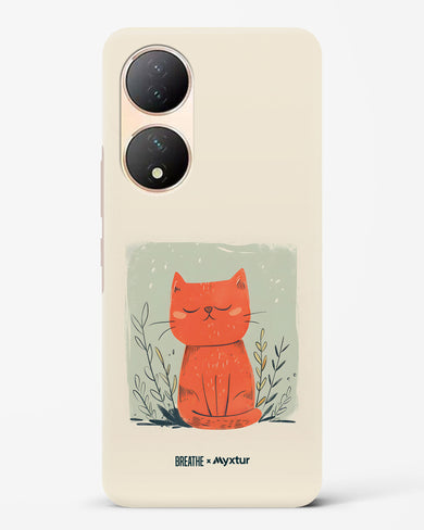 Orange Whiskers [BREATHE] Hard Case Phone Cover (Vivo)