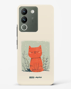 Orange Whiskers [BREATHE] Hard Case Phone Cover (Vivo)