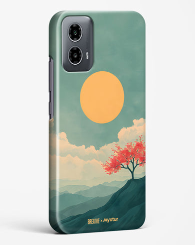 Mountain Sunset [BREATHE] Hard Case Phone Cover (Motorola)