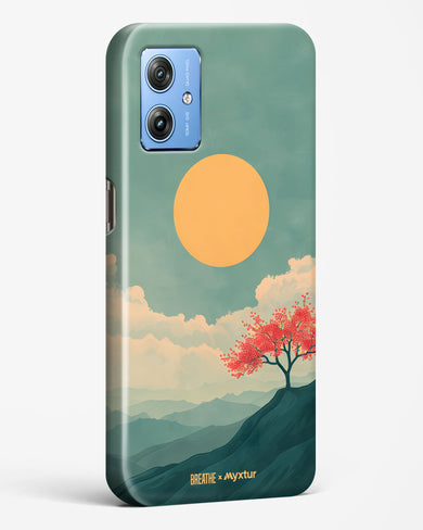 Mountain Sunset [BREATHE] Hard Case Phone Cover (Motorola)