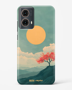 Mountain Sunset [BREATHE] Hard Case Phone Cover (Motorola)