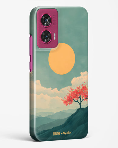 Mountain Sunset [BREATHE] Hard Case Phone Cover (Motorola)