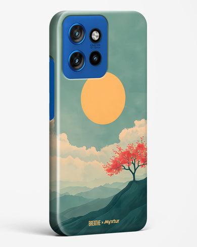 Mountain Sunset [BREATHE] Hard Case Phone Cover (Motorola)