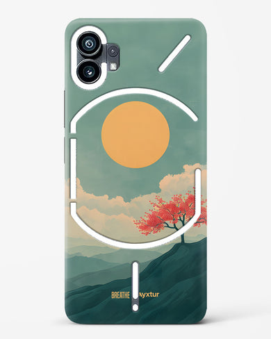 Mountain Sunset [BREATHE] Hard Case Phone Cover (Nothing)