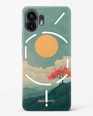 Mountain Sunset [BREATHE] Hard Case Phone Cover (Nothing)