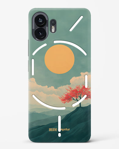 Mountain Sunset [BREATHE] Hard Case Phone Cover (Nothing)