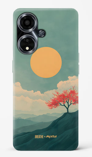 Mountain Sunset [BREATHE] Hard Case Phone Cover (Oppo)