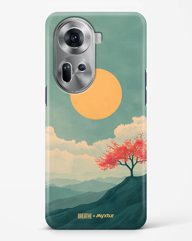 Mountain Sunset [BREATHE] Hard Case Phone Cover (Oppo)