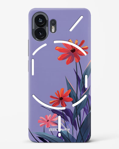 Lavender Bloom [BREATHE] Hard Case Phone Cover (Nothing)