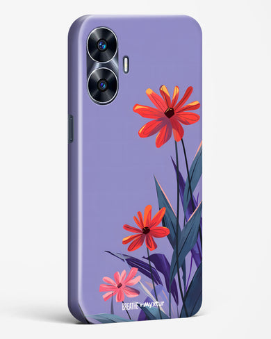 Lavender Bloom [BREATHE] Hard Case Phone Cover (Realme)