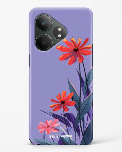 Lavender Bloom [BREATHE] Hard Case Phone Cover (Realme)