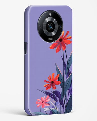 Lavender Bloom [BREATHE] Hard Case Phone Cover (Realme)