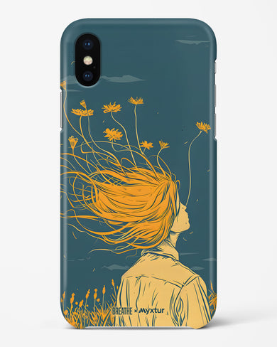 Golden Cascade [BREATHE] Hard Case Phone Cover (Apple)