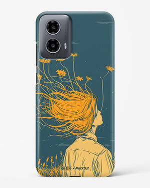 Golden Cascade [BREATHE] Hard Case Phone Cover (Motorola)