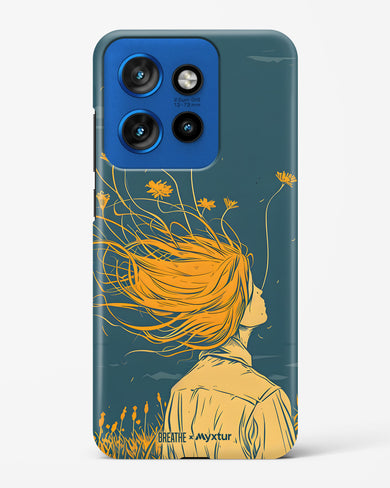 Golden Cascade [BREATHE] Hard Case Phone Cover (Motorola)