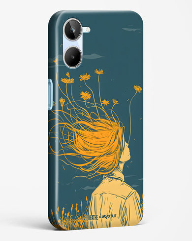 Golden Cascade [BREATHE] Hard Case Phone Cover (Realme)