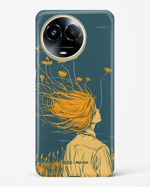 Golden Cascade [BREATHE] Hard Case Phone Cover (Realme)