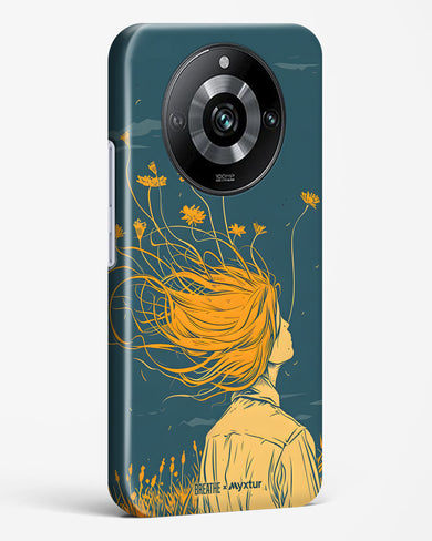 Golden Cascade [BREATHE] Hard Case Phone Cover (Realme)