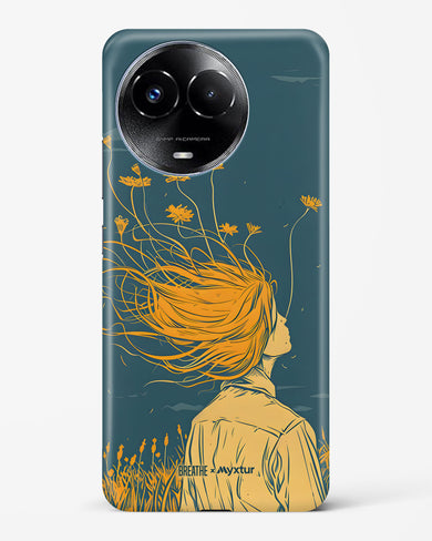 Golden Cascade [BREATHE] Hard Case Phone Cover (Realme)