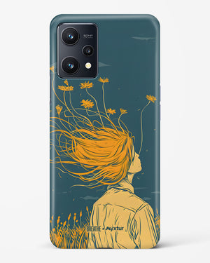 Golden Cascade [BREATHE] Hard Case Phone Cover (Realme)