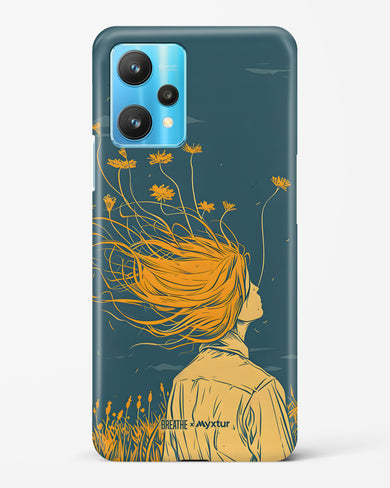 Golden Cascade [BREATHE] Hard Case Phone Cover (Realme)