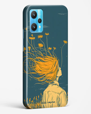 Golden Cascade [BREATHE] Hard Case Phone Cover (Realme)