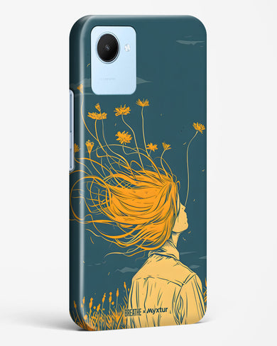 Golden Cascade [BREATHE] Hard Case Phone Cover (Realme)