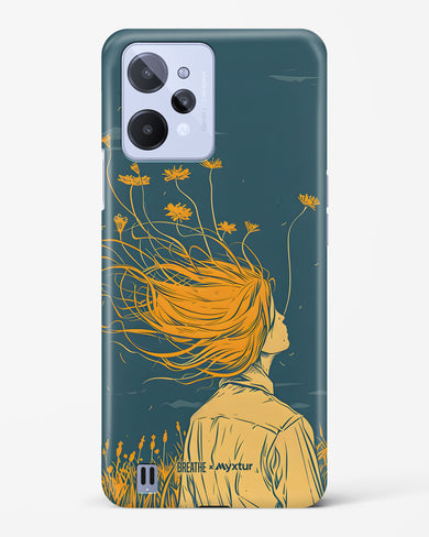 Golden Cascade [BREATHE] Hard Case Phone Cover (Realme)