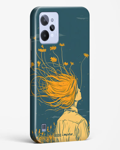 Golden Cascade [BREATHE] Hard Case Phone Cover (Realme)