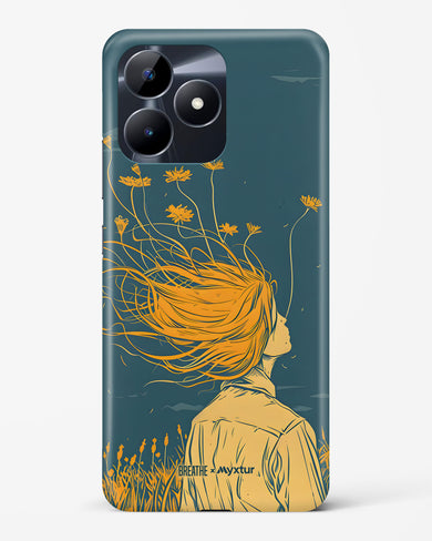 Golden Cascade [BREATHE] Hard Case Phone Cover (Realme)