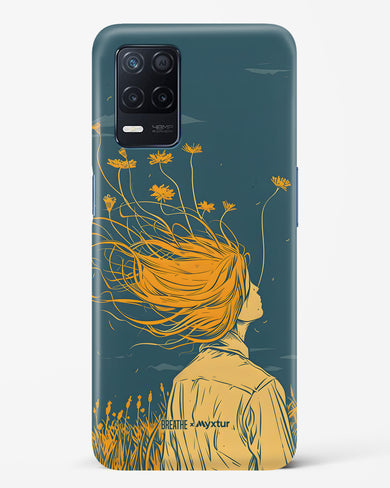 Golden Cascade [BREATHE] Hard Case Phone Cover (Realme)