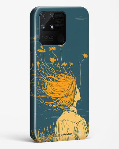 Golden Cascade [BREATHE] Hard Case Phone Cover (Realme)