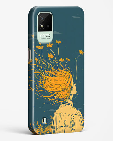 Golden Cascade [BREATHE] Hard Case Phone Cover (Realme)