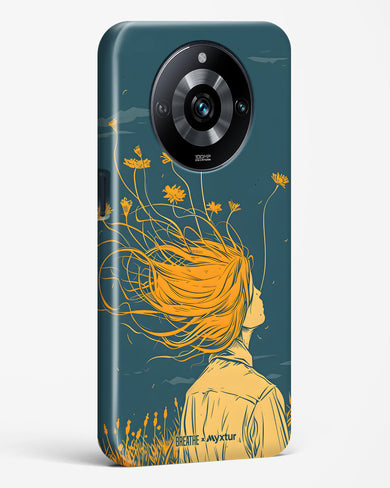 Golden Cascade [BREATHE] Hard Case Phone Cover (Realme)